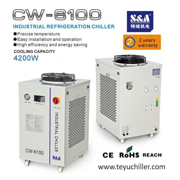 S_A industrial chiller for Roll to Roll UV printer